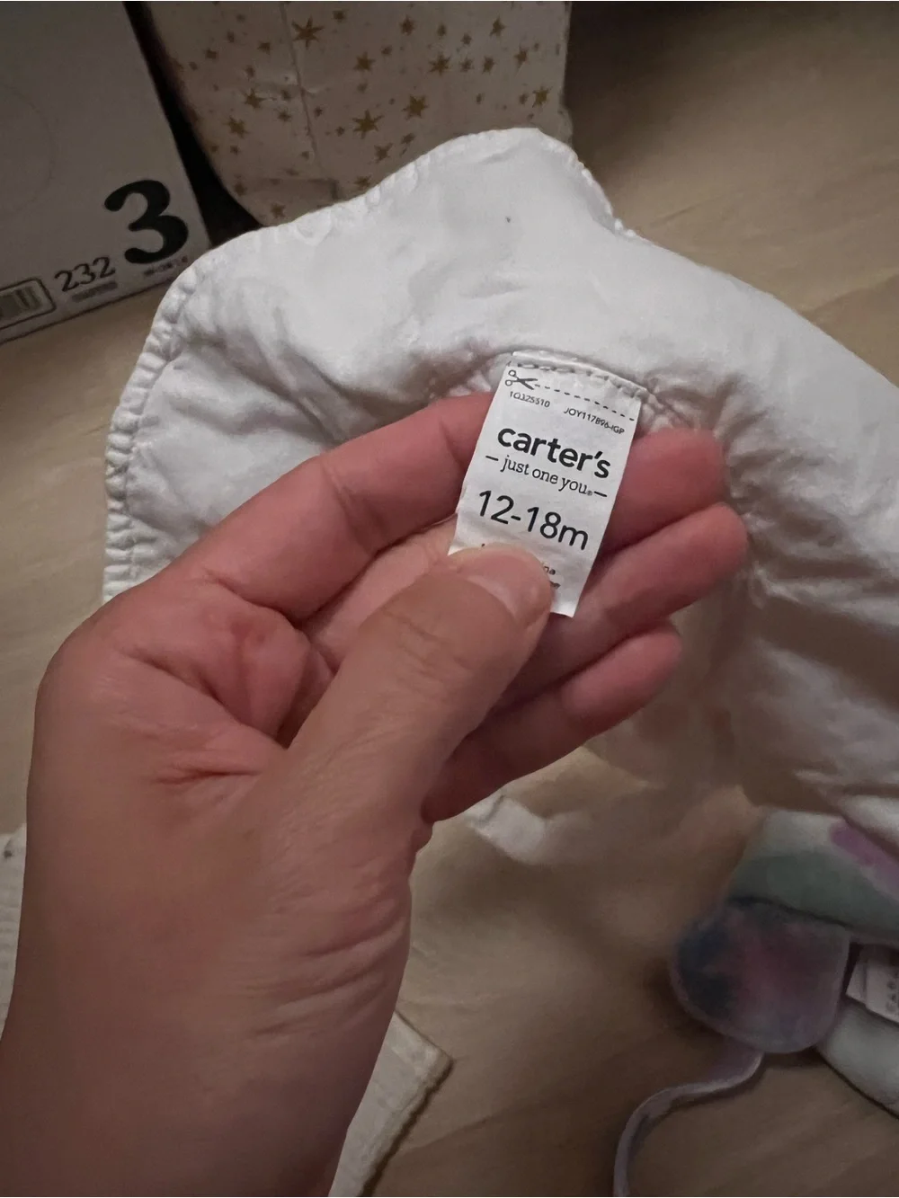 Carter's White Eyelet Bucket Hat for Kids